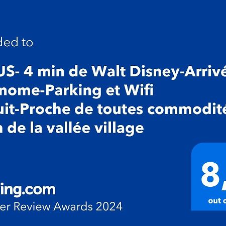 Lotus- 4 Min De Walt Disney-Arrivee Autonome-Parking Et Wifi Gratuit-Proche De Toutes Commodites 5Min De La Vallee Village Chessy  Buitenkant foto